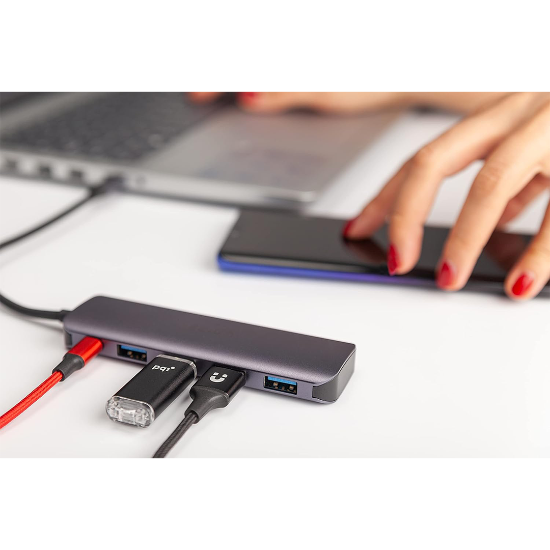 موزع Unitek H1107A uHUB P5+ مزود بـ 4 منافذ USB-C موزع Unitek H1107A uHUB P5+ مزود بـ 4 منافذ USB-C